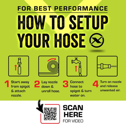 Garden Lead-In Hose with Swivelgrip, 5/8 In. X 10 Ft., Lightweight All-Weather Water Hose, Durable and Flexible, Leak-Free Connections