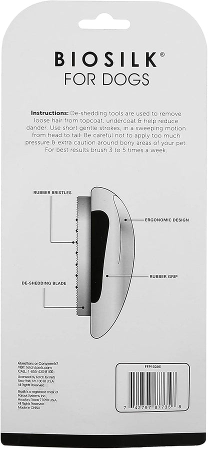 2-In-1 Palm Deshedding and Massage Brush for Dogs of All Coat Types